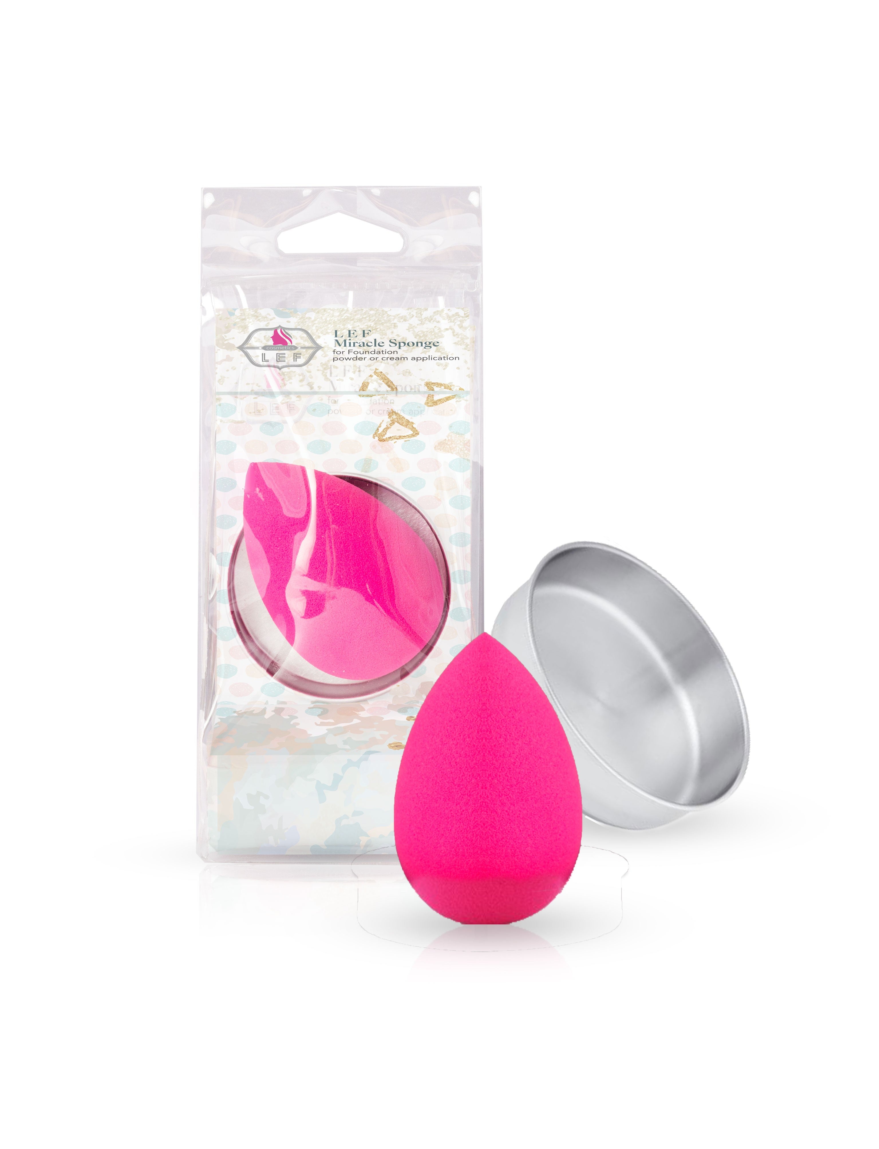 بيوتي بلندر اسفنجة مكياج مع قاعدة للمزج