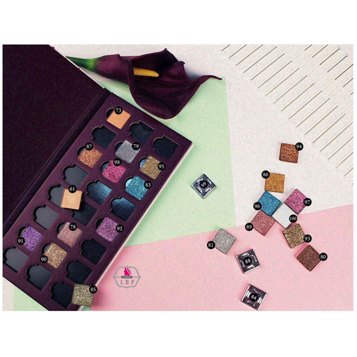 100 | ظلال عيون لامع