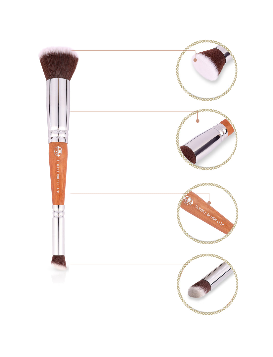 L128 | فرشاة مزدوجه